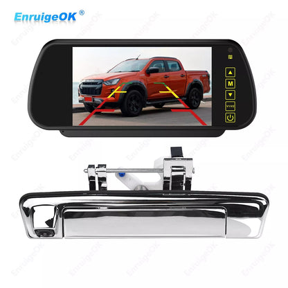 Tailgate Handle with Backup Camera for Isuzu D-Max 2017-2022 & 7" Monitor