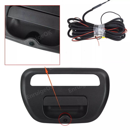 Tailgate Handle Backup Camera for Mitsubishi L200 Triton 2005-2015 + 7" Monitor