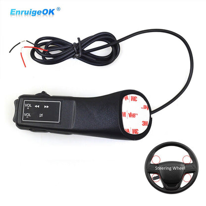 Car Steering Wheel Button Remote Controller For Stereo Radio GPS DVD Universal