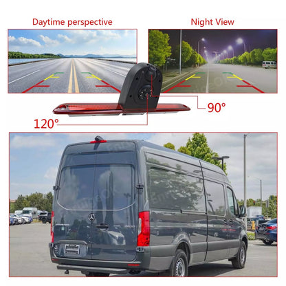 Dual Lens Brake Light Rear View Backup Camera for Mercedes-Benz Sprinter Van