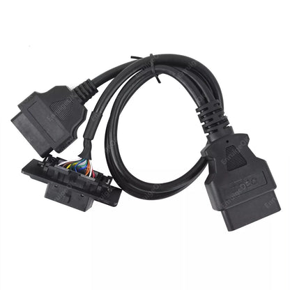 Underdash Mount OBD II Splitter Extension Y Cable J1962 for GPS Tracking Devices