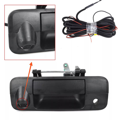 Tailgate Handle Backup Camera for Toyota Tundra 2007-2013 +4.3" Mirror Monitor