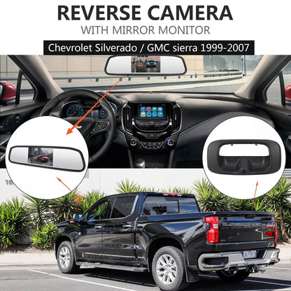 Tailgate Handle Backup Camera Kit for Chevrolet Silverado/GMC Sierra (1999-2007)