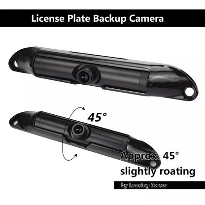 US License Plate Metal Frame Rear View Backup Camera CMOS HD Night Vision