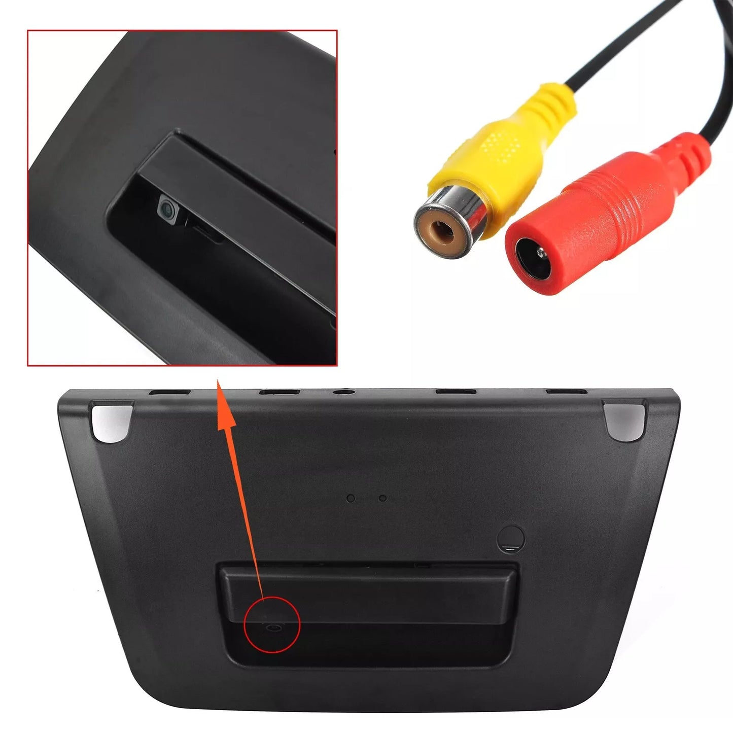 For Nissan Frontier (2013-2020) Tailgate Handle with Backup Camera + 5" Monitor