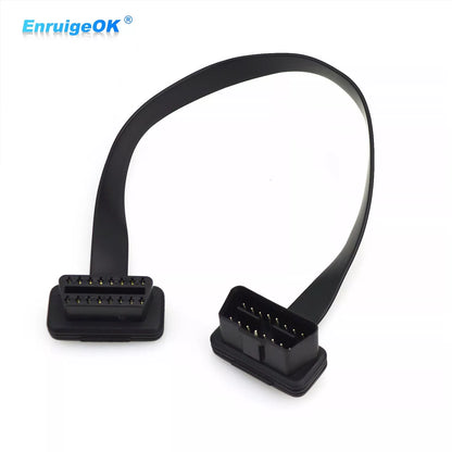 16 Pin Male to Female OBD2 OBDII Extension Cable Car Diagnostic Extender 30cm