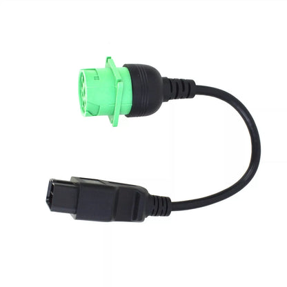 9Pin J1939 to 16Pin OBD2 OBDII Male Adapter Heavy Duty Truck Diagnostic Cable