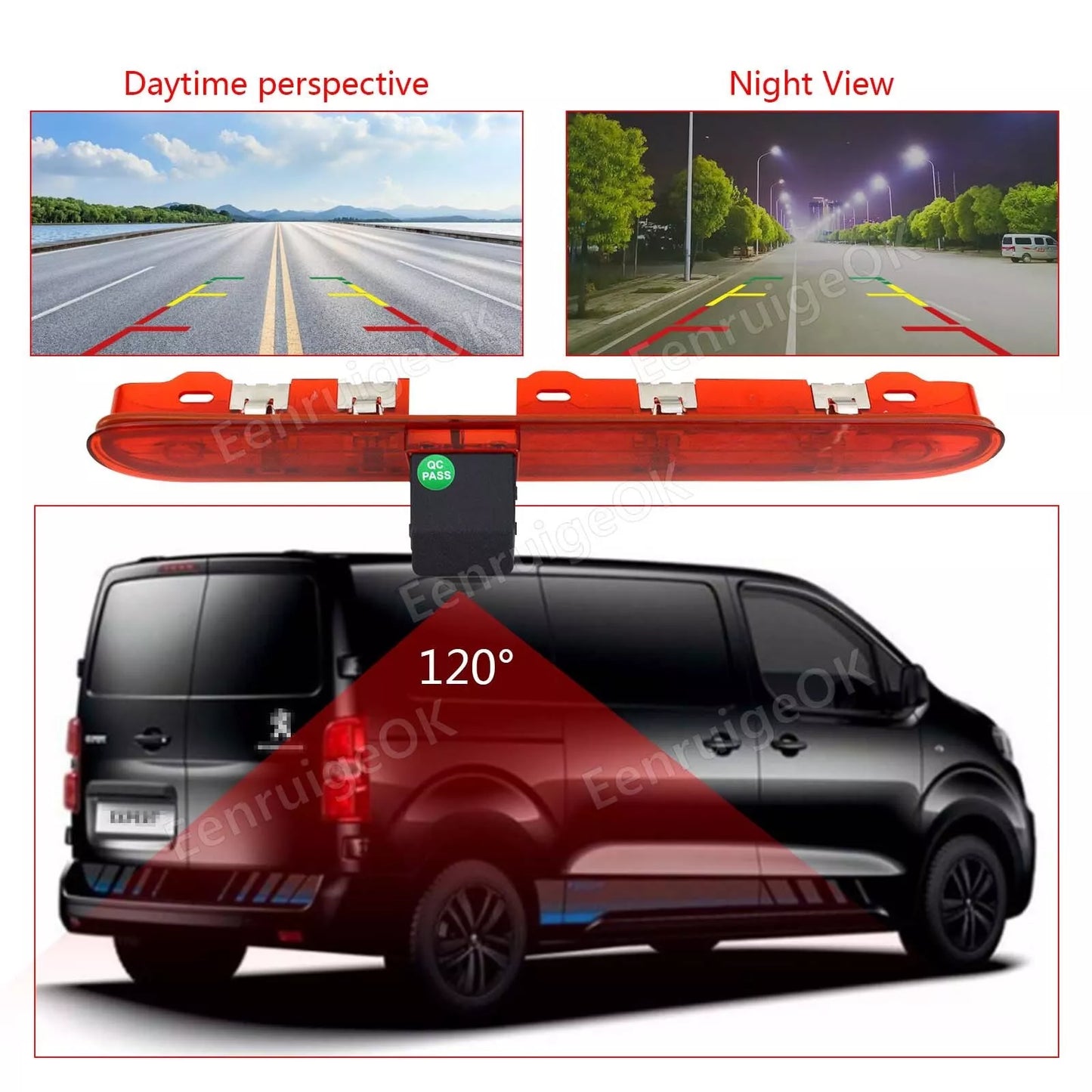 Car Brake Light Reversing Camera for Peugeot Expert Citroen Jumpy Toyota ProAce