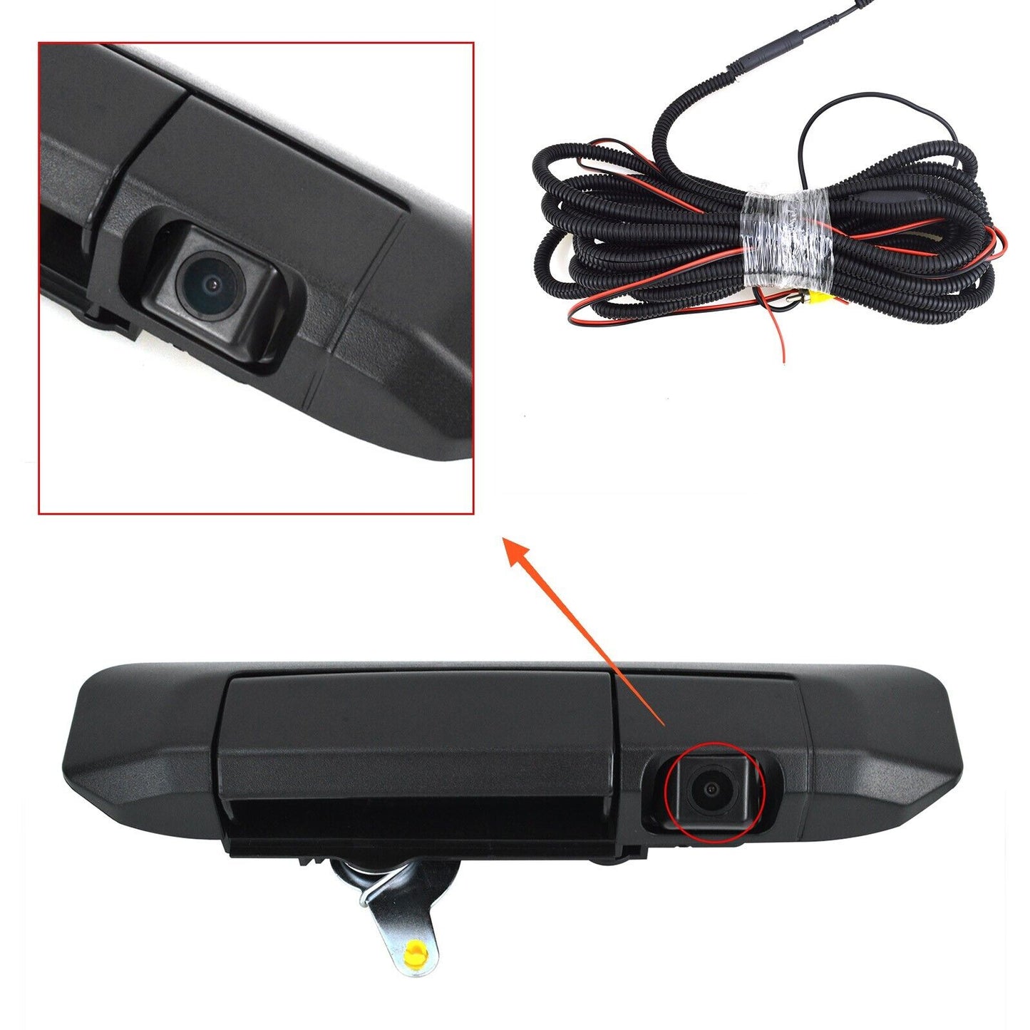 Rear View Reverse Backup Camera + Mirror Monitor Kit for Toyota Tacoma 2005-2015