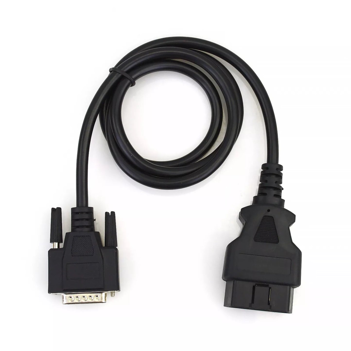 Male 16Pin OBD2 to Male DB15 RS232 Serial Port Diagnostic Extension Cable 1.5m