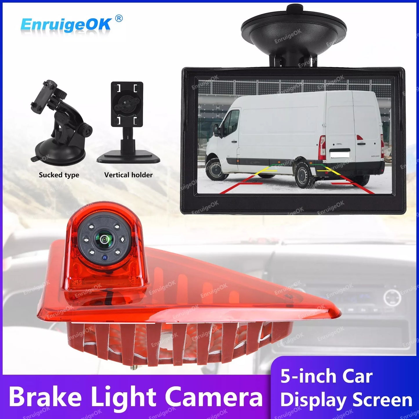 Brake Light Reversing Camera Kit for Renault Master Nissan NV400 Opel Movano