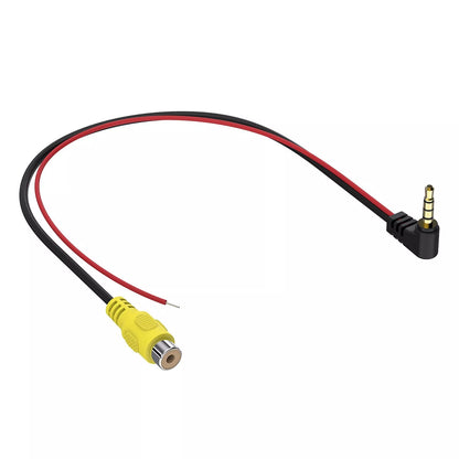 2.5mm Male Stereo to RCA Female Audio Video Adapter Cable for Rear-view Cameras