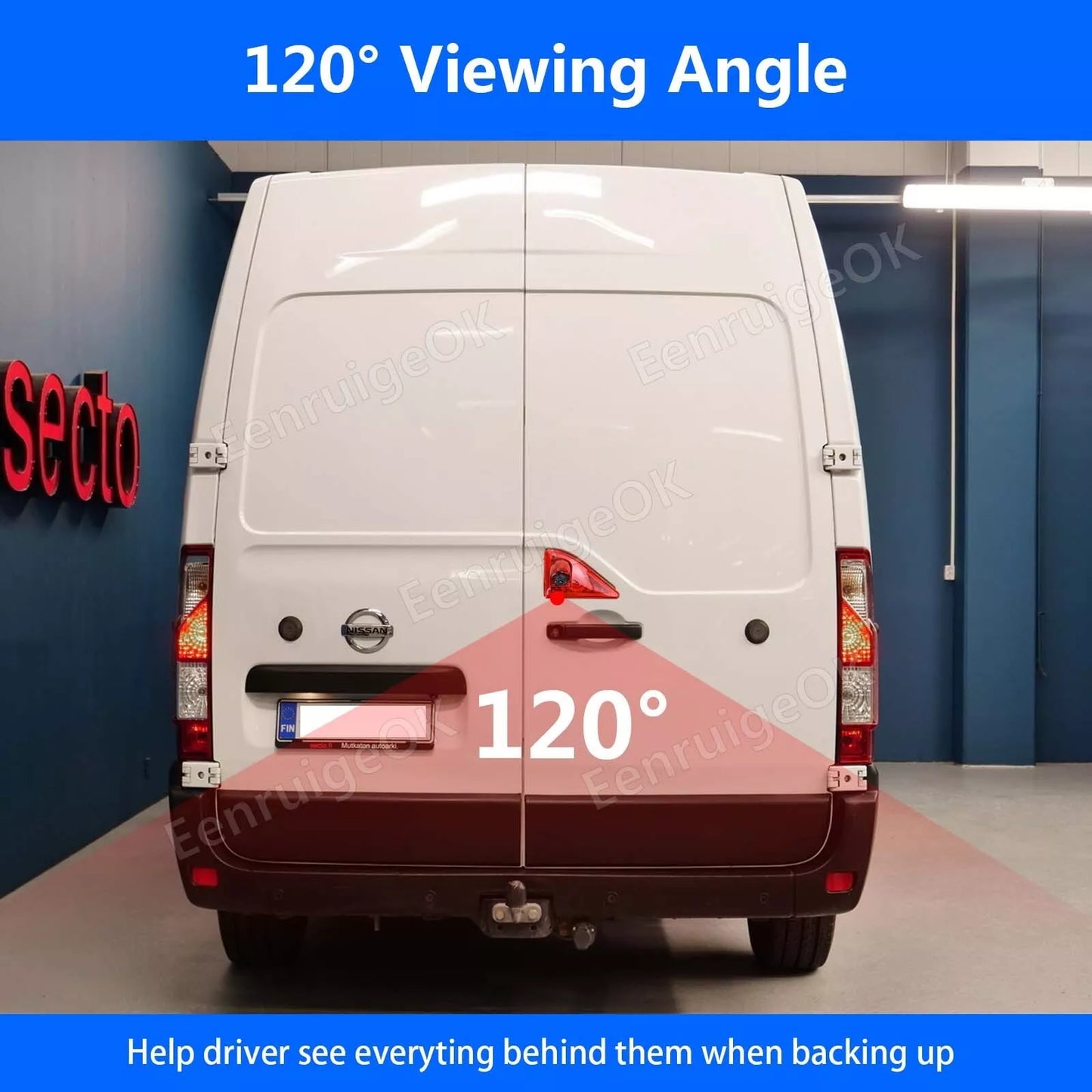 Brake Light Rear View Backup Camera Kit for Renault Master Nissan Opel Movano