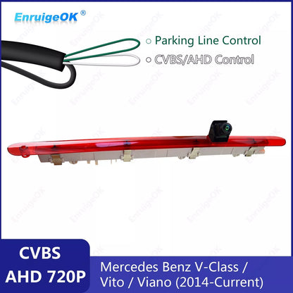 Rear Brake Light Reverse Camera for Mercedes-Benz Vito Viano (2014-Onwards)