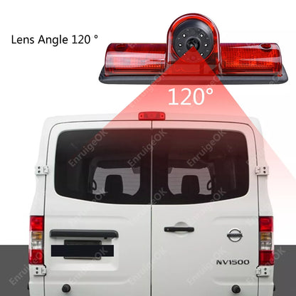 5" Monitor Rear Brake Light Reversing Backup Camera for Nissan NV 1500 2500 3500