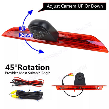 7'' Monitor Brake Light Backup Rear View Camera For Ford Transit Van AHD 1080P