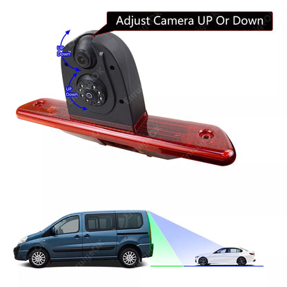 Dual Brake Light Reversing Camera for Peugeot Expert Citroen Dispatch Fiat Scudo