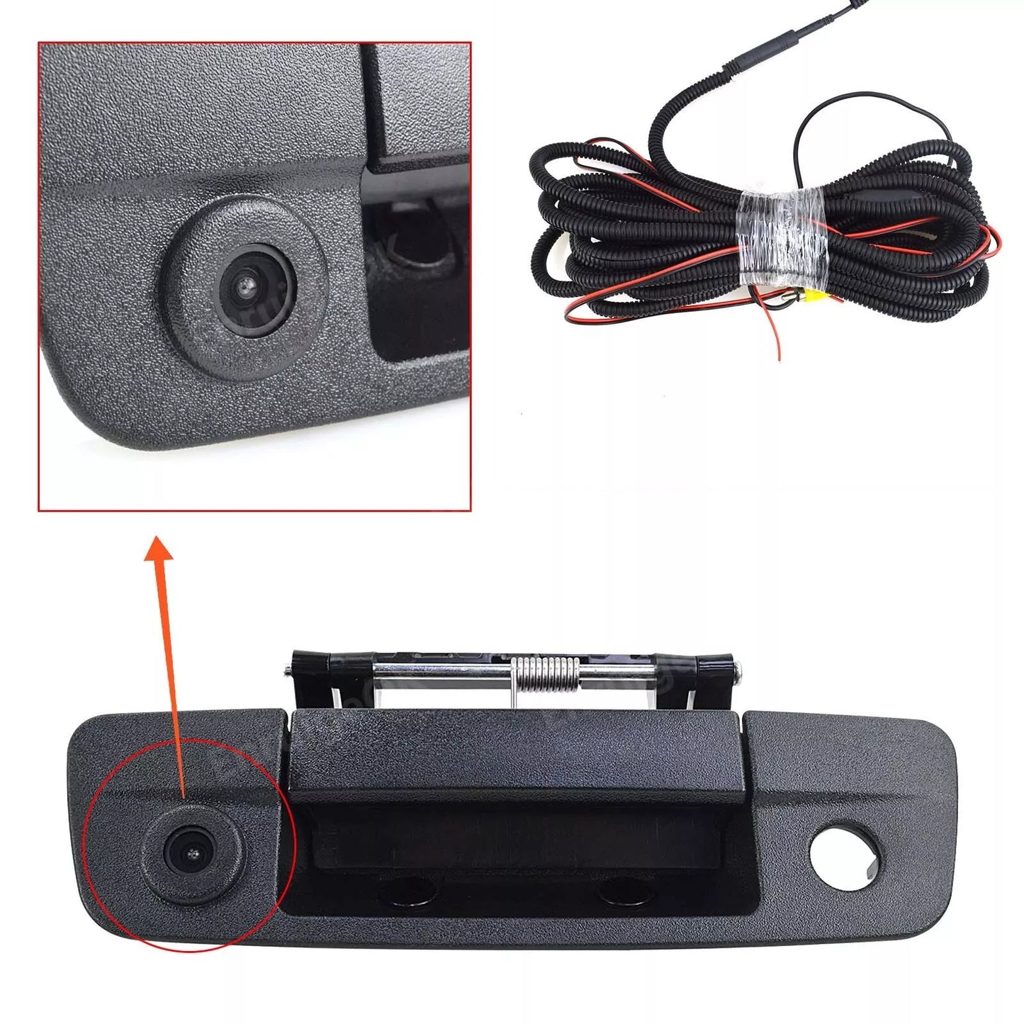 For Dodge Ram 1500 2500 Tailgate Handle Backup Camera + 7" Monitor Kit