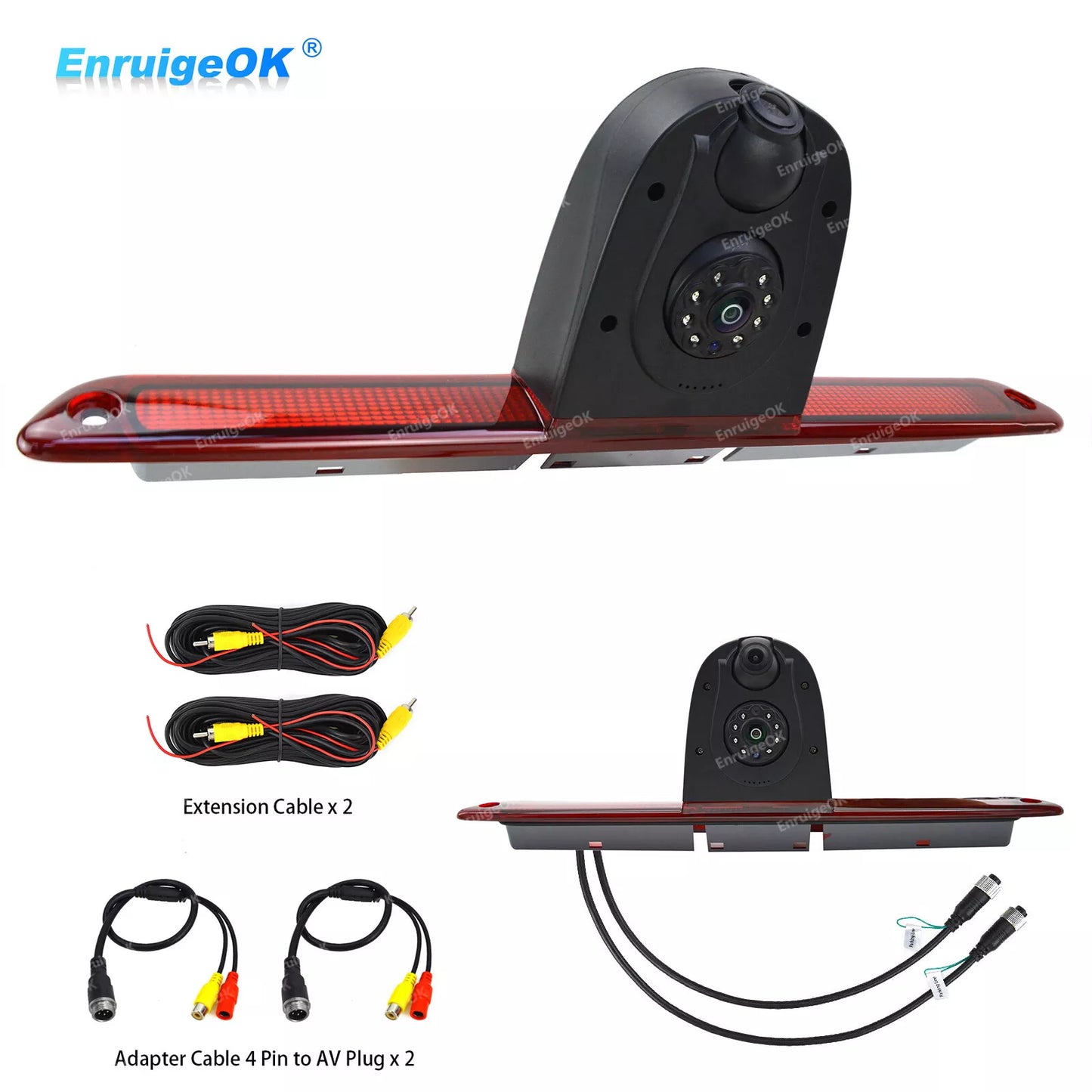 Third Brake Light Rear View Backup Camera for Mercedes-Benz Sprinter VW Crafter