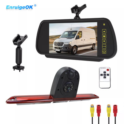 7" Monitor& Dual Brake Light Backup Camera for Mercedes-benz sprinter/VW Crafter