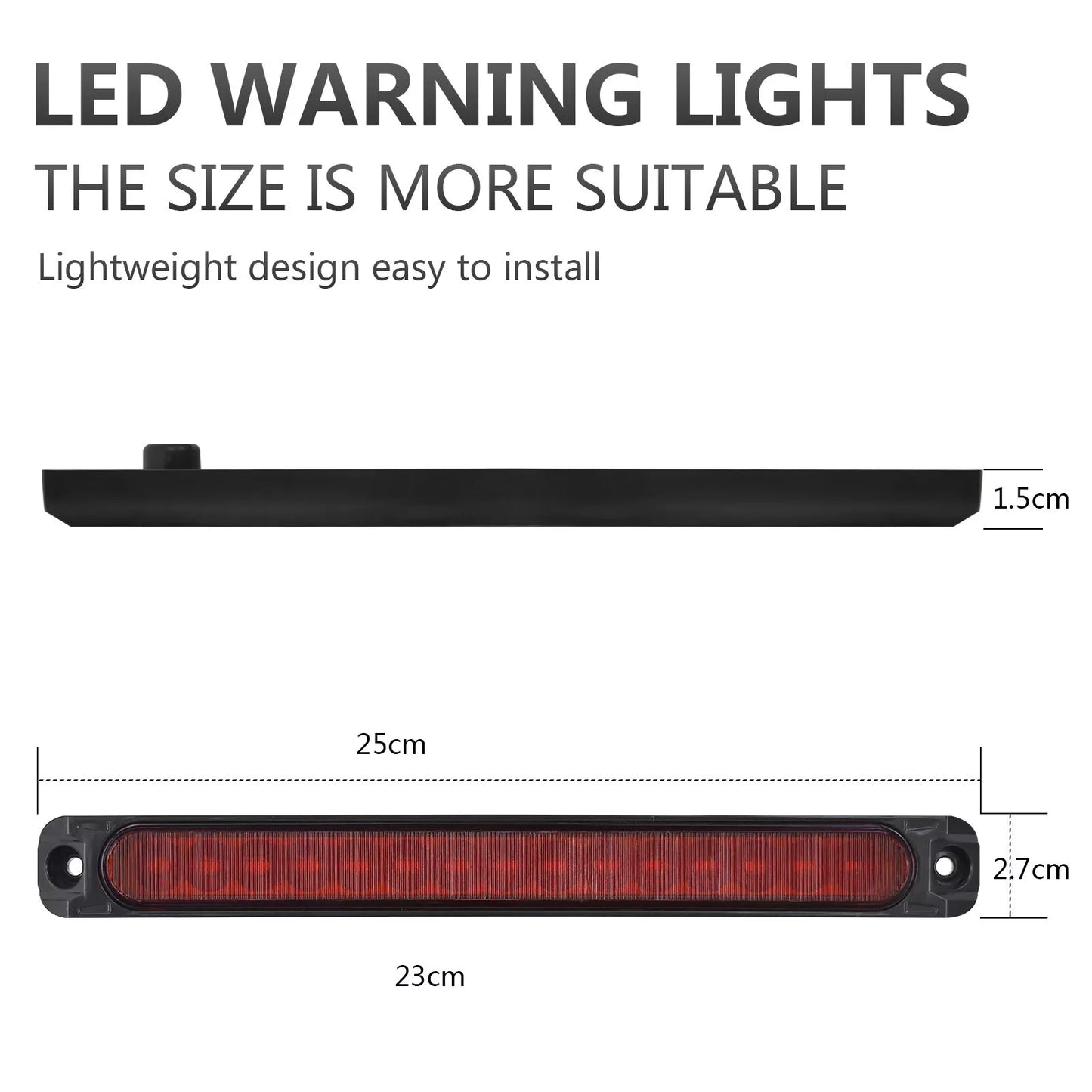 15LED Indicator Light Side Marker Lamp Brake Warning Light for Trailer Bus Truck