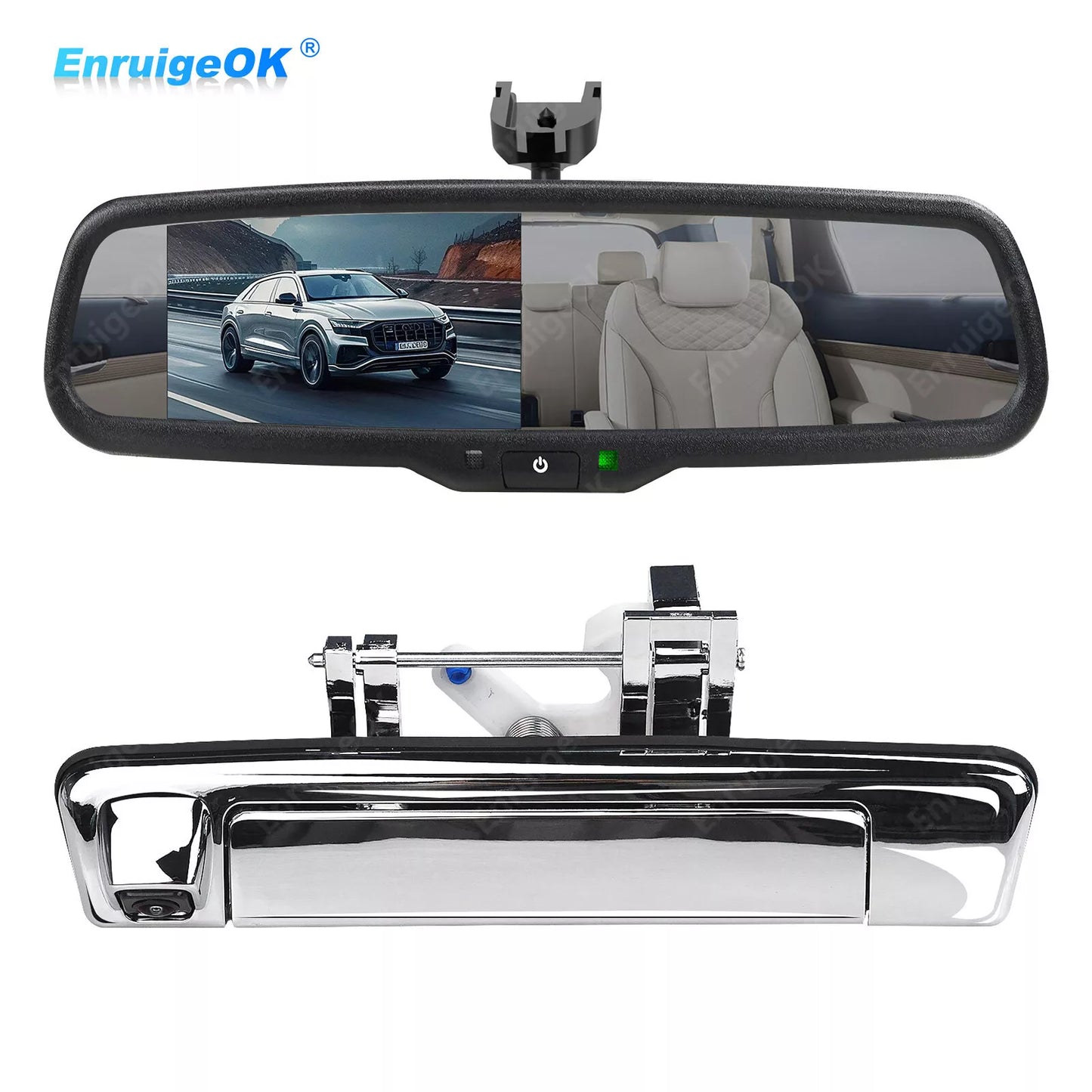 For 2017-2022 Isuzu D-Max Dmax Tailgate Handle with Backup Camera+4.3'' Monitor