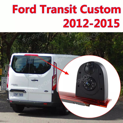 For 2012-2015 Ford Transit Custom Dual Lens Third Brake Light Backup Camera