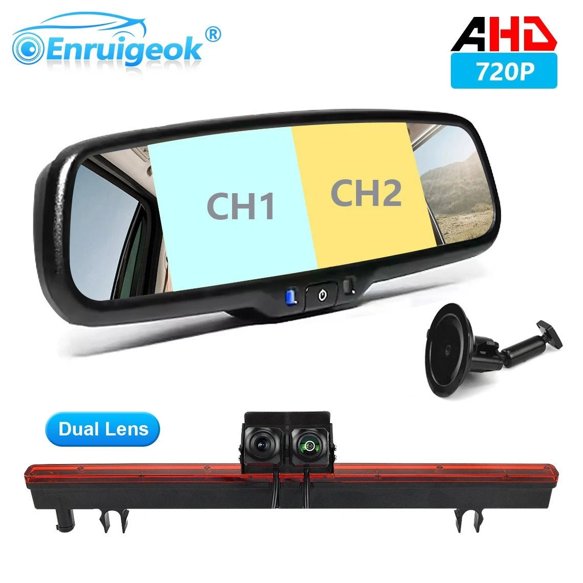 Iveco Daily 2024+ Dual Brake Light Camera with 6.86" Mirror Monitor