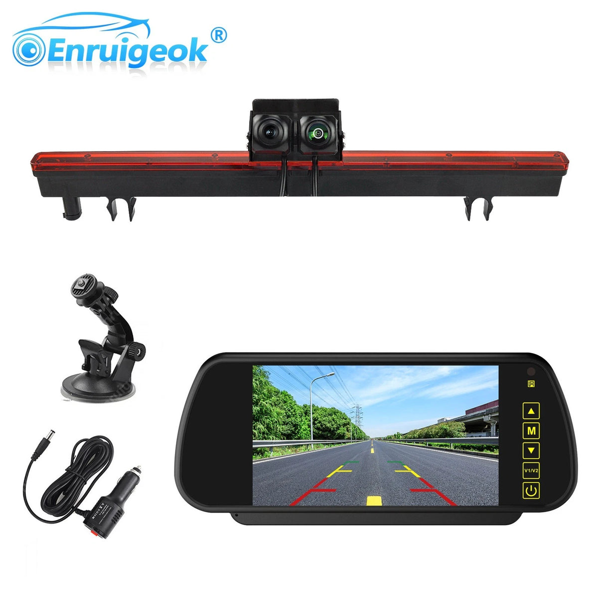 Iveco Daily 2024+ Dual CVBS Camera Kit – 7" LCD & Suction Mount