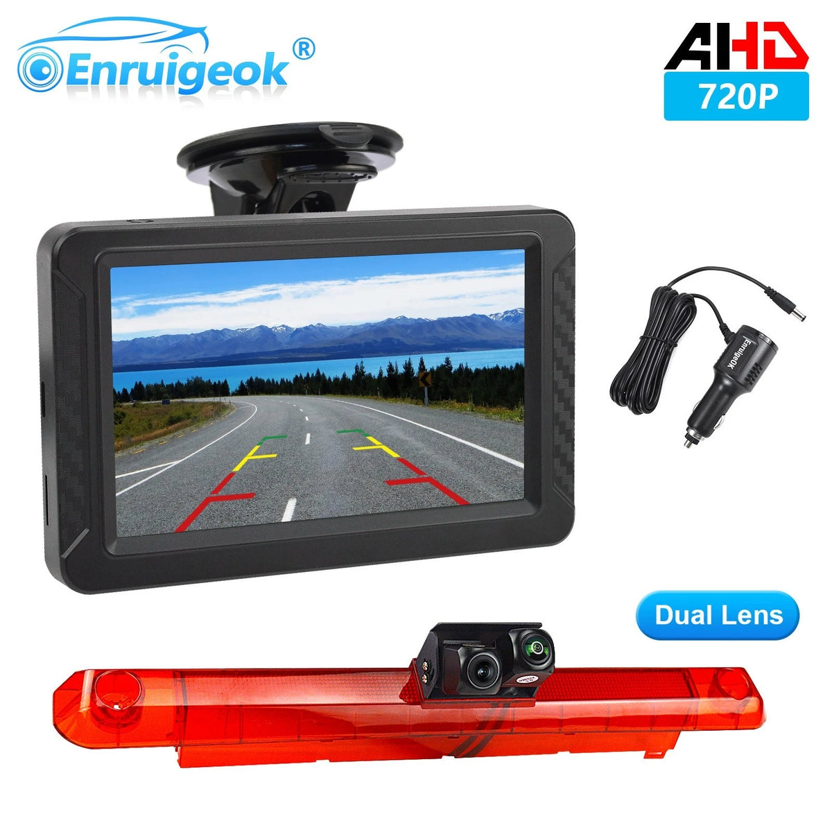 Master IV & Interstar Dual AHD Camera Kit with 5" IPS Monitor