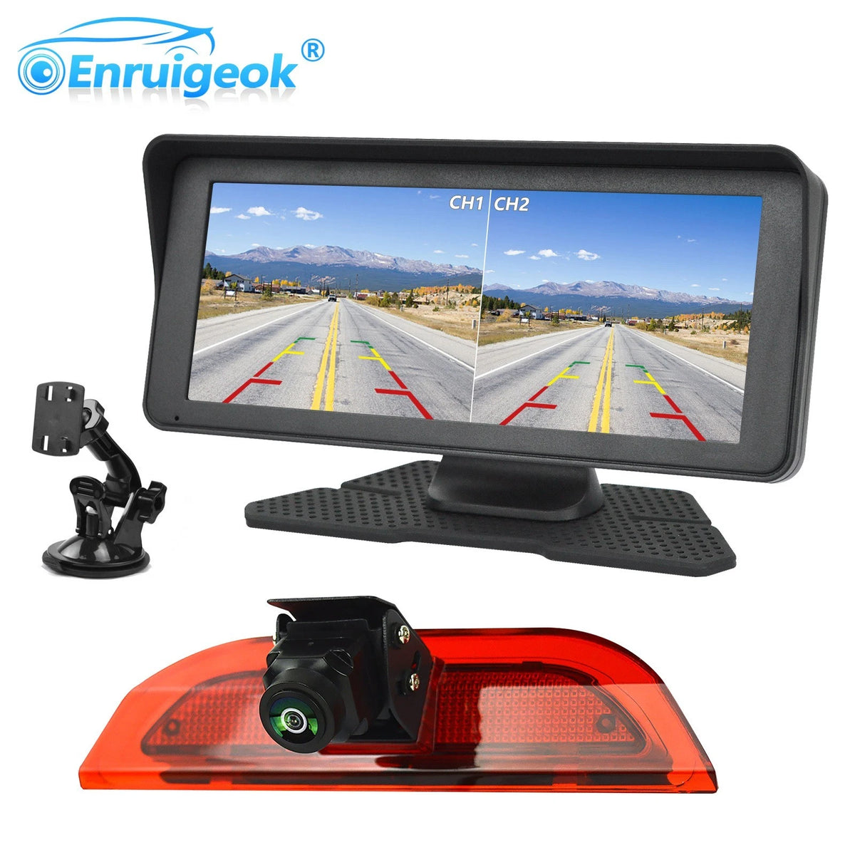 Ford Courier AHD Camera Kit with 6.86" IPS Mirror Monitor